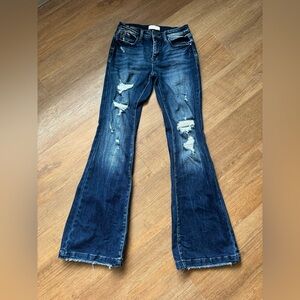 Petra153 Distressed Flare Women's Jeans